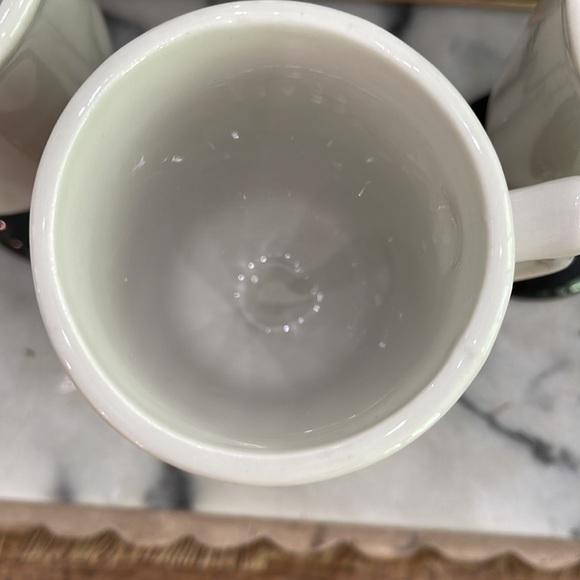 ▪️ 6 Hall Black Footed Pedestal Irish Coffee Mugs- 1272 USA ▪️ - Picture 6 of 7